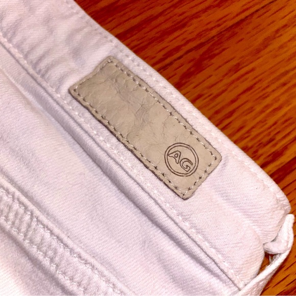 AG Adriano Goldschmied White Mid-Rise Legging Ankle Jeans - Picture 9 of 12